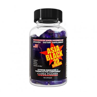 Cloma Pharma Asia Black 25 (100 caps)