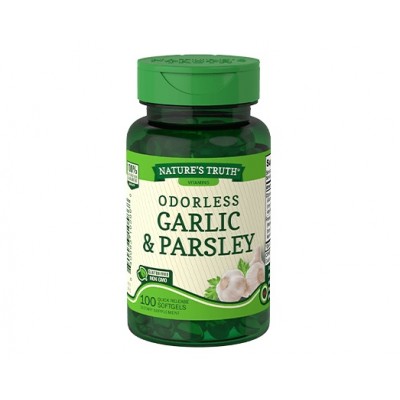 Nature's Truth Odorless Garlic and Parsley (100 softgels)