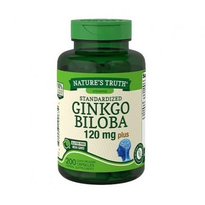 Nature's Truth Standardized Extract Ginkgo Biloba 120 mg  (200 caps)
