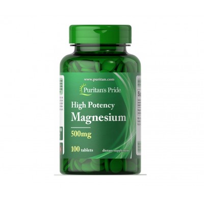 Puritan's Pride Magnesium 500mg (100 tabs)