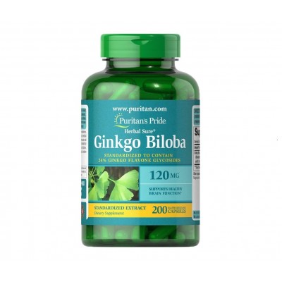 Puritan's Pride Ginkgo Biloba 120 mg (200 caps)
