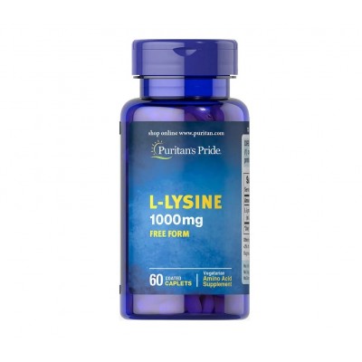 Puritan's Pride L-Lysine 1000mg (60 capl)