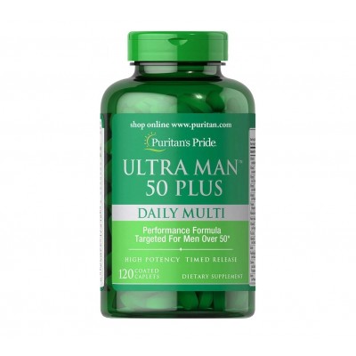 Puritan's Pride Ultra Men 50 Plus Daily Multi (120 tabs)